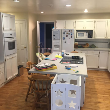 Before picture of kitchen