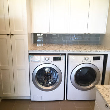 New laundry area